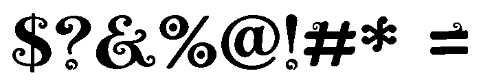 Fairy Mesova Regular Font OTHER CHARS