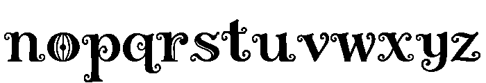 Fairy Mesova Regular Font LOWERCASE