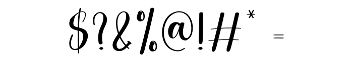 Fairy Silhouette Font OTHER CHARS