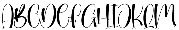 Fairy Silhouette Font UPPERCASE