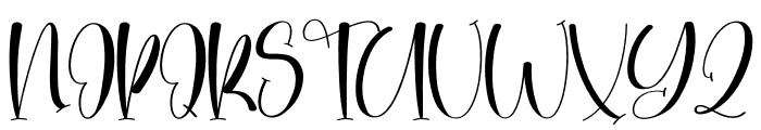 Fairy Silhouette Font UPPERCASE