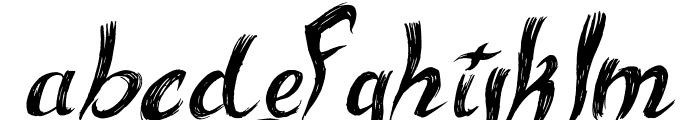 Fairy Strange Font LOWERCASE