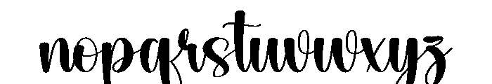 Fairy Font LOWERCASE