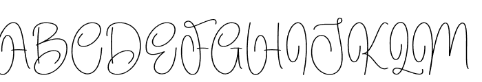 Fairytail Font UPPERCASE