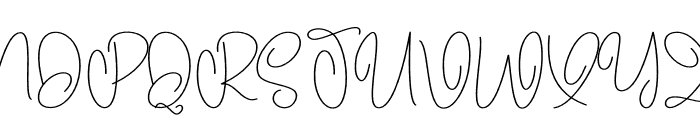 Fairytail Font UPPERCASE