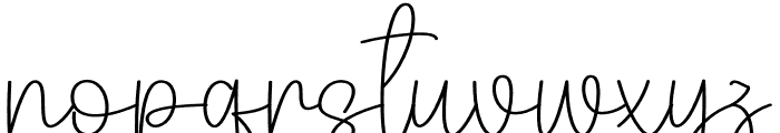Fairytail Font LOWERCASE