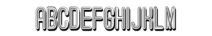 Fairytale 3D Stylish Regular Font LOWERCASE