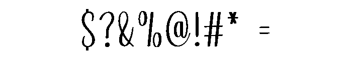 Fairytale1 Font OTHER CHARS
