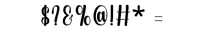 Faithful Font OTHER CHARS