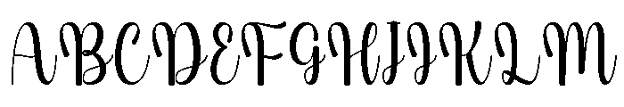 Faithful Font UPPERCASE
