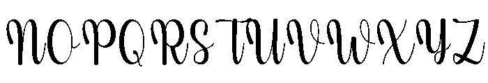 Faithful Font UPPERCASE