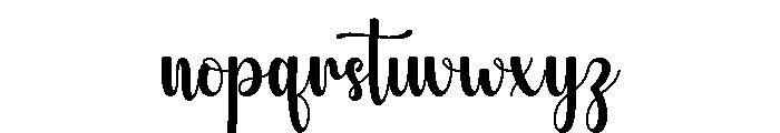 Faithful Font LOWERCASE