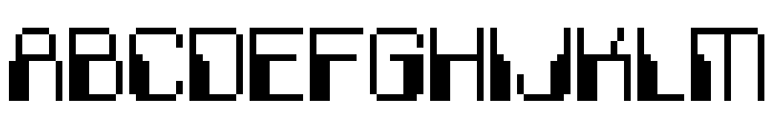 Fake Data 70 Piksel Medium Font UPPERCASE