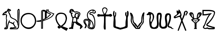 FakeHieroglyphs Font LOWERCASE