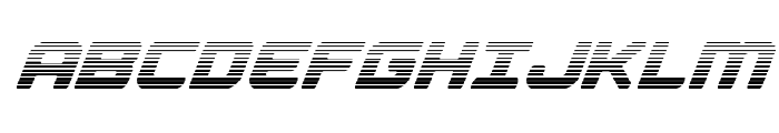 Falcon Punch Gradient Font UPPERCASE