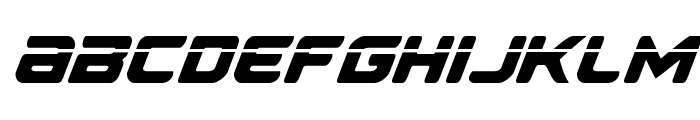 Falcon Punch Laser Font LOWERCASE