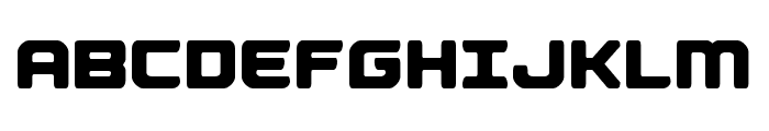 Falcon Punch Straight Font UPPERCASE