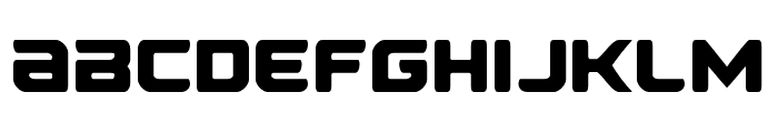 Falcon Punch Straight Font LOWERCASE