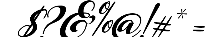 Falencia Italic Font OTHER CHARS