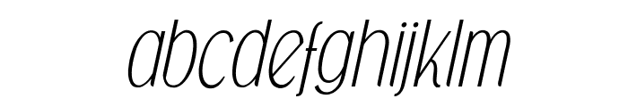 Falkin Sans Italic PERSONAL Font LOWERCASE