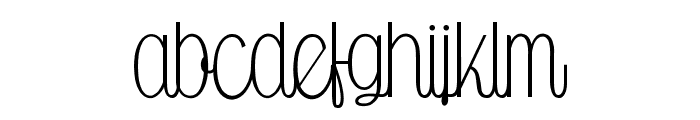 Falkin Script Upright PERSONAL Font LOWERCASE
