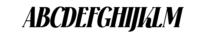 Falkin Serif Bold Ital PERSONAL Font UPPERCASE