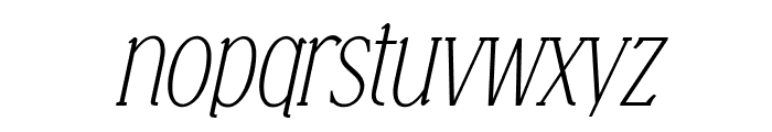 Falkin Serif Italic PERSONAL Font LOWERCASE