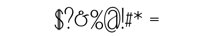 Falkin Serif PERSONAL Font OTHER CHARS