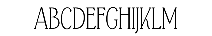Falkin Serif PERSONAL Font UPPERCASE
