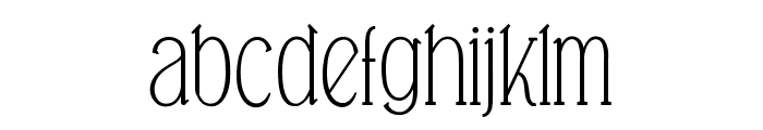 Falkin Serif PERSONAL Font LOWERCASE