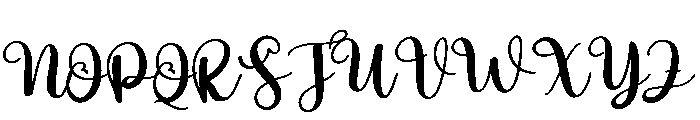 Fall Font UPPERCASE