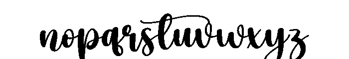 Fall Font LOWERCASE