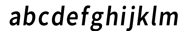 Falling Sky Condensed Oblique Font LOWERCASE