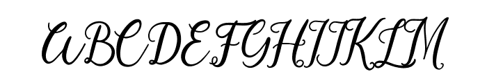 Fallisanta Free Regular Font UPPERCASE