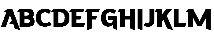 False Regular Font UPPERCASE