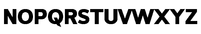 False Regular Font LOWERCASE