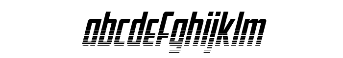 Falzon Halftone Italic Font LOWERCASE