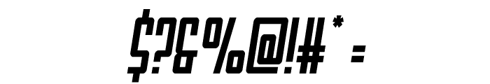 Falzon Semi-Italic Font OTHER CHARS