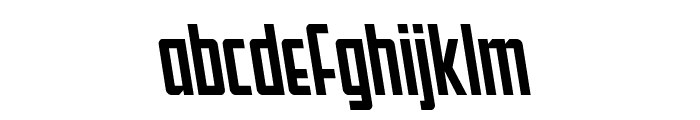 Falzon Semi-Leftalic Font LOWERCASE