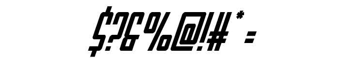 Falzon Super-Italic Font OTHER CHARS