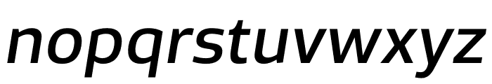 Famiar PERSONAL USE ONLY Medium Italic Font LOWERCASE