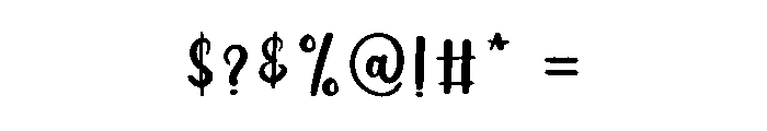 Family Handmade Font OTHER CHARS