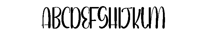 Family Handmade Font UPPERCASE