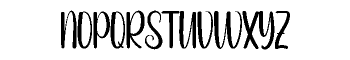 Family Handmade Font UPPERCASE
