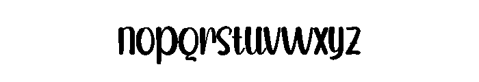 Family Handmade Font LOWERCASE