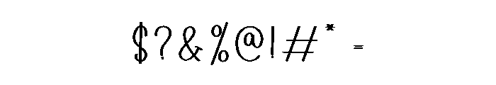 Family Reunion Font OTHER CHARS