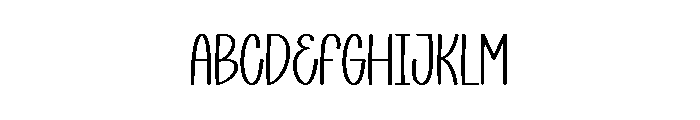 Family Reunion Font UPPERCASE