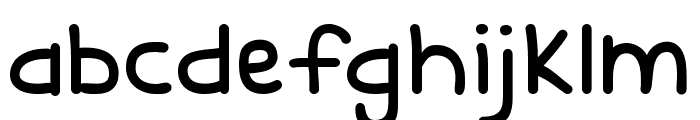 Family and Friends Font LOWERCASE
