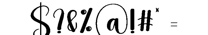 Familytime Font OTHER CHARS