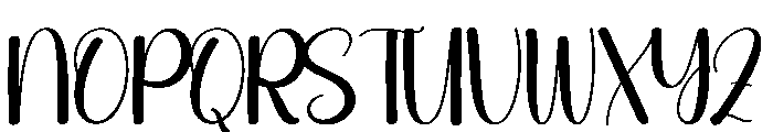 Familytime Font UPPERCASE